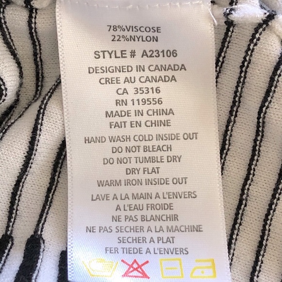 ⭐️Alison Sheri⭐️Asymmetrical Stripes Sweater - Picture 8 of 8